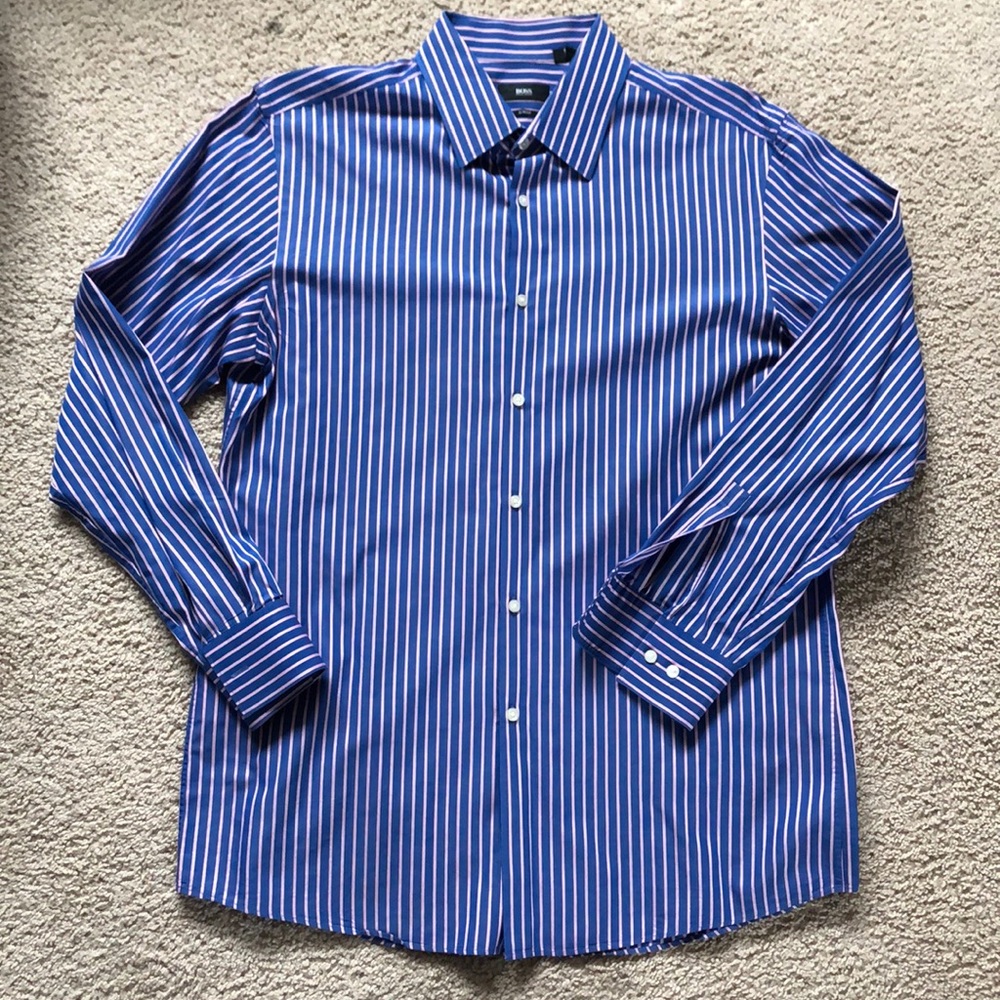 Hugo Boss men’s button down dress shirt